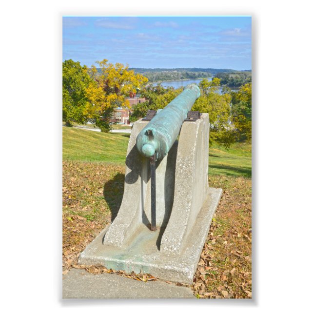 Foto Fort Leavenworth Cannon, Kansas (Frente)