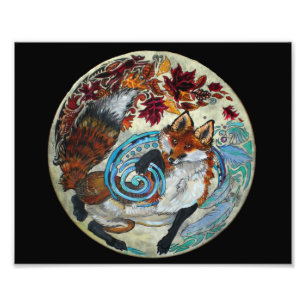 Foto Fox Espiral do outono