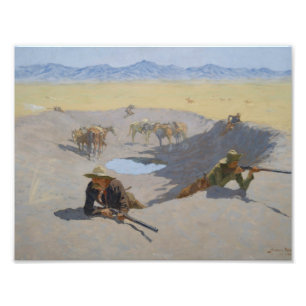 Foto Frederic Remington - Luta pela Waterhole