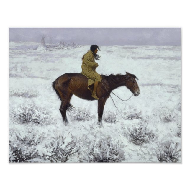 Foto Frederic Remington - O Herd Boy (Frente)