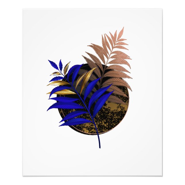 Foto Frio azul no círculo preto (Frente)