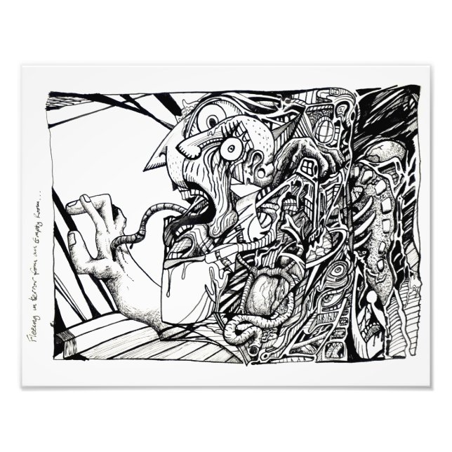 Foto Fugindo de terror de uma sala vazia... (Frente)