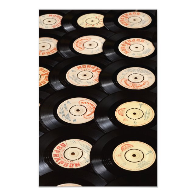 Foto Fundo de Discos de Vinil (Frente)
