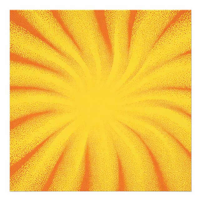 Foto Fundo de Explosão Solar Amarela – Textura Vintage  (Frente)