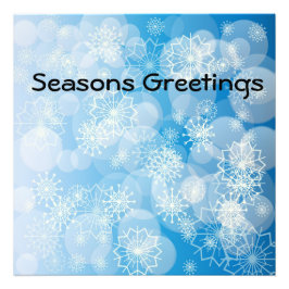 Foto Fundo de flocos de neve