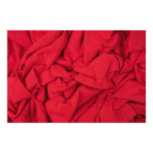 Foto Fundo de Têxtil Luxuoso Vermelho Escuro Amassado