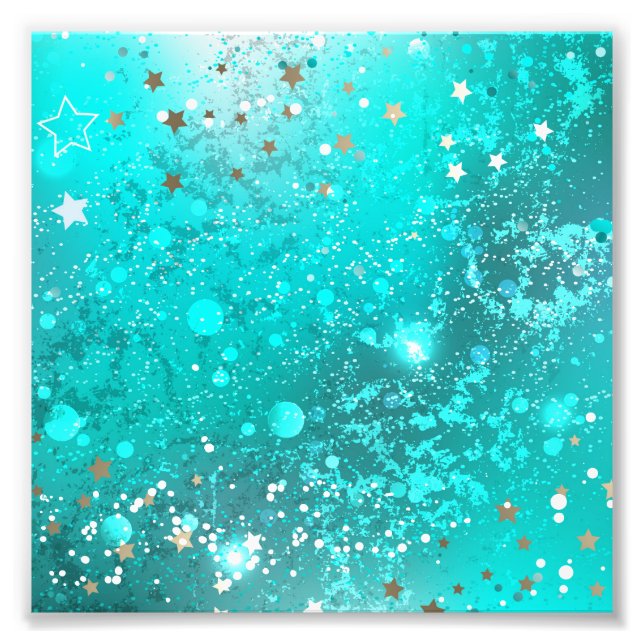 Foto Fundo do Mint Turquoise Foil (Frente)