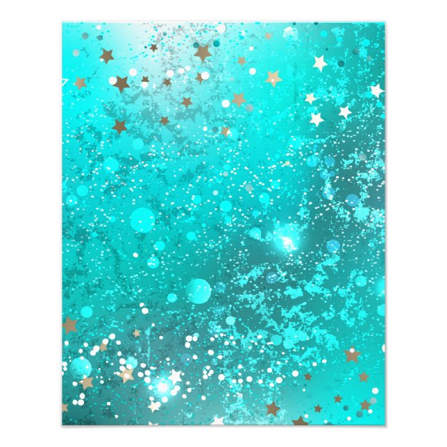 Foto Fundo do Mint Turquoise Foil (Frente)