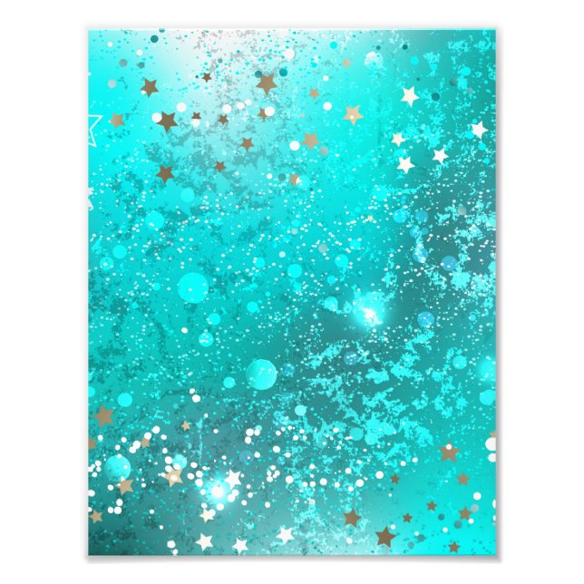Foto Fundo do Mint Turquoise Foil (Frente)