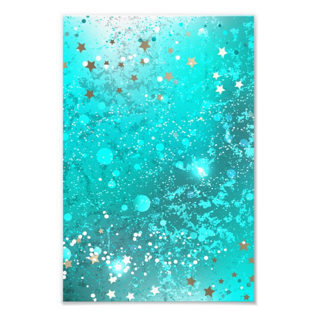 Foto Fundo do Mint Turquoise Foil (Frente)