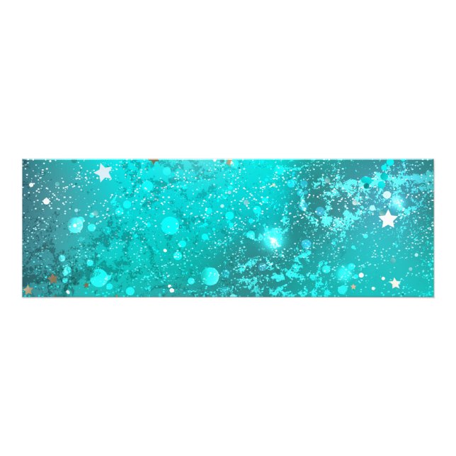 Foto Fundo do Mint Turquoise Foil (Frente)