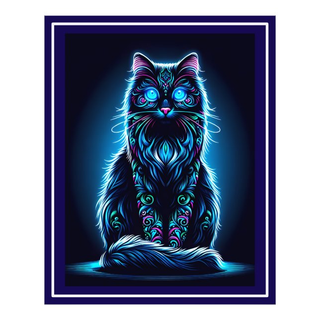 Foto Fundo Neon Cat Vivid - 97948 (Frente)