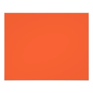 Foto Fundo Sólido Laranja Vibrante Minimalista