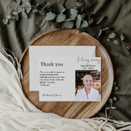 Foto Funeral Celebração do cartões de agradeciment