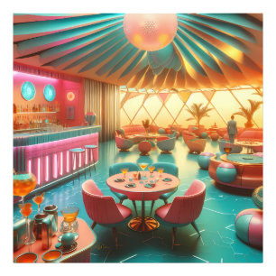 Foto Futurista Retro Atômico Lounge Flórida