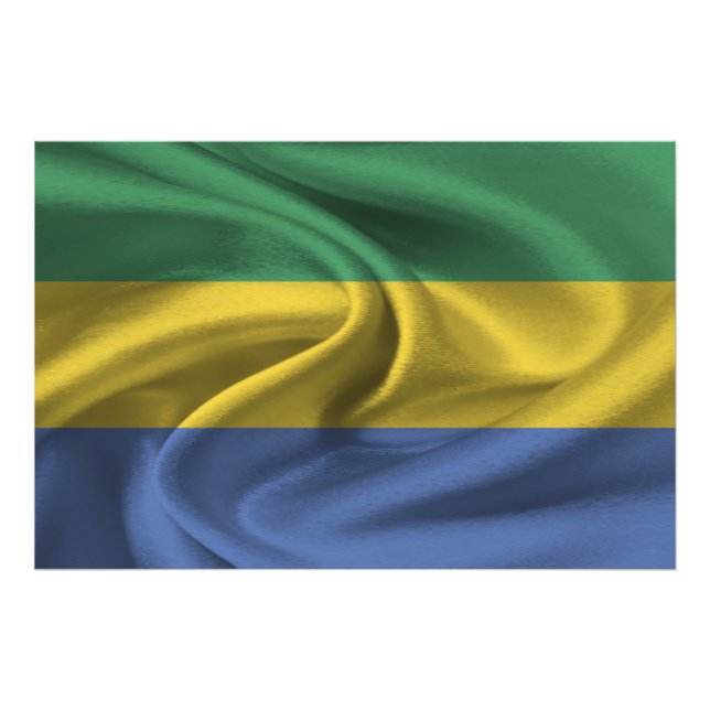 Foto Gabão Flag (Frente)