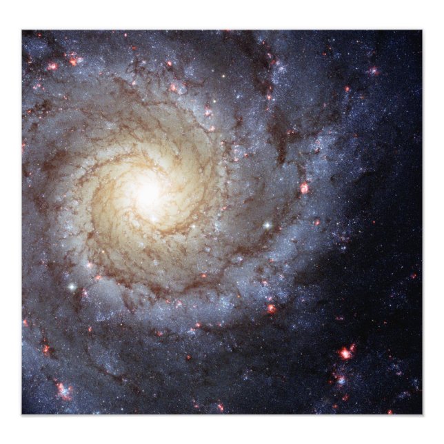 Foto Galáxia Espiral M74 (Hubble) (Frente)