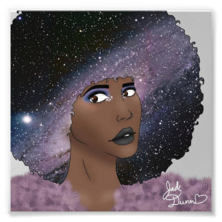 Foto Galaxy Girl Poster