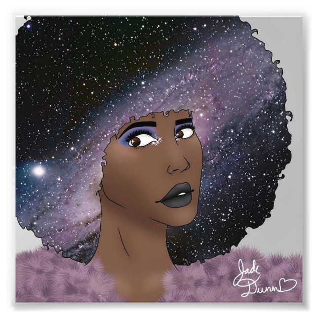 Foto Galaxy Girl Poster (Frente)