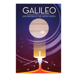 Foto Galileo - exploração do sistema de Jupiter