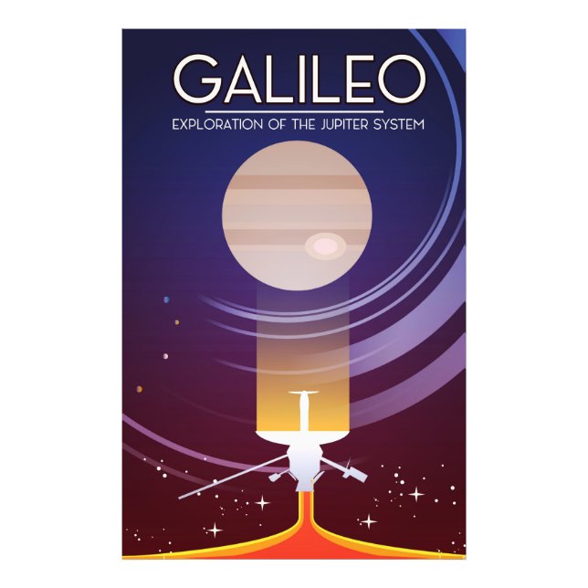 Foto Galileo - Exploração do sistema Júpiter (Frente)