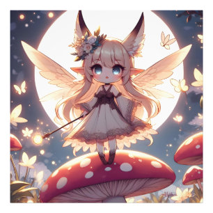 Foto Garota Anime Pixie Hippie Lua Fada
