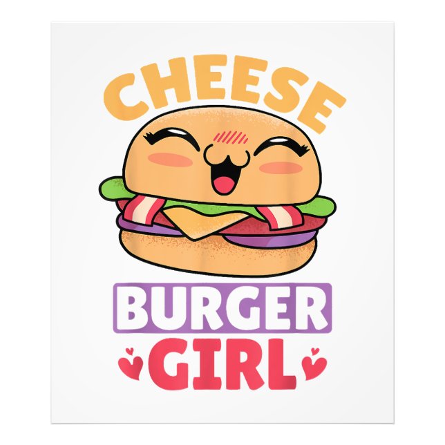 Foto Garota Cheeseburger, Mulheres Hamburger e Cheesebu (Frente)