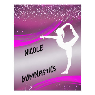 Foto Garota de ginástica personalizada