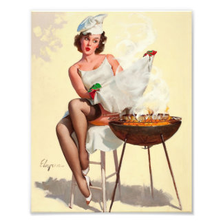 Foto Garota de Pin-Up do Barbecue