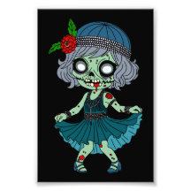 Garota Flapper Zumbi dos Anos 1920
