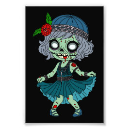 Foto Garota Flapper Zumbi dos Anos 1920
