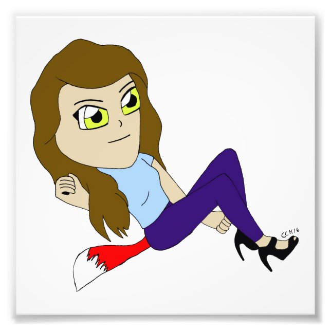 Foto garota foxi chibi (Frente)