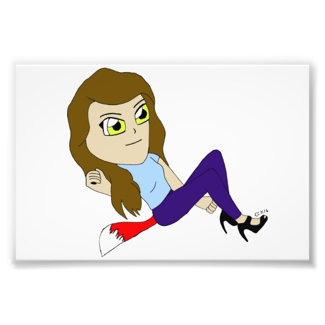 Foto garota foxi chibi (Frente)