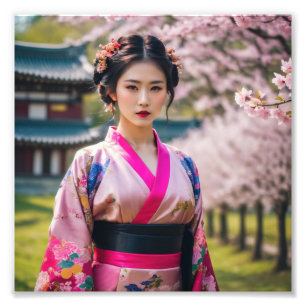 Foto Garota Geisha Japonesa em Lindas redondezas