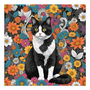 Foto Gatinho entre as flores