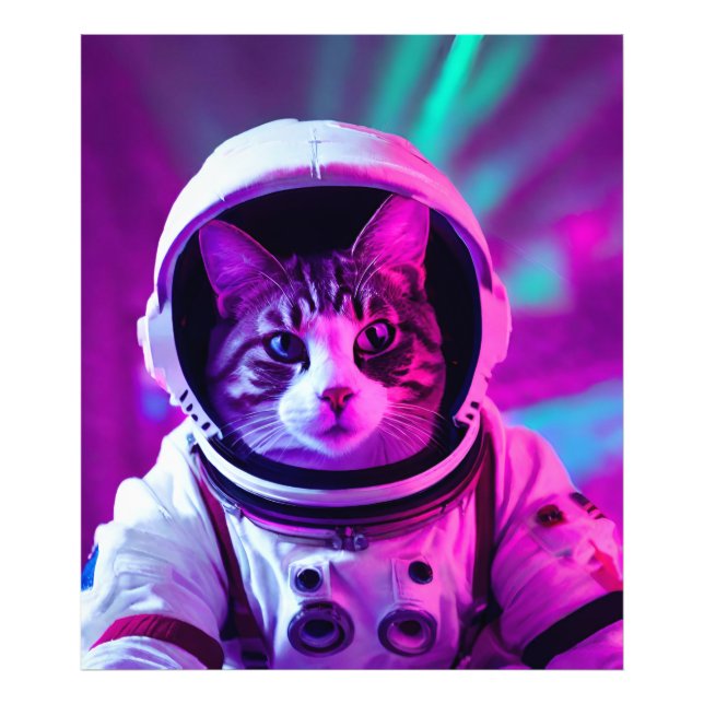 Foto gato astronauta (Frente)