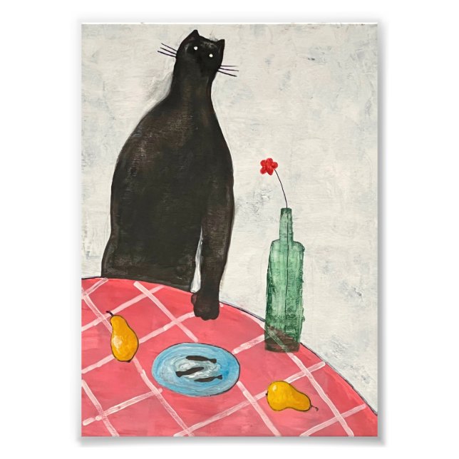 Foto Gato e peixe (Frente)