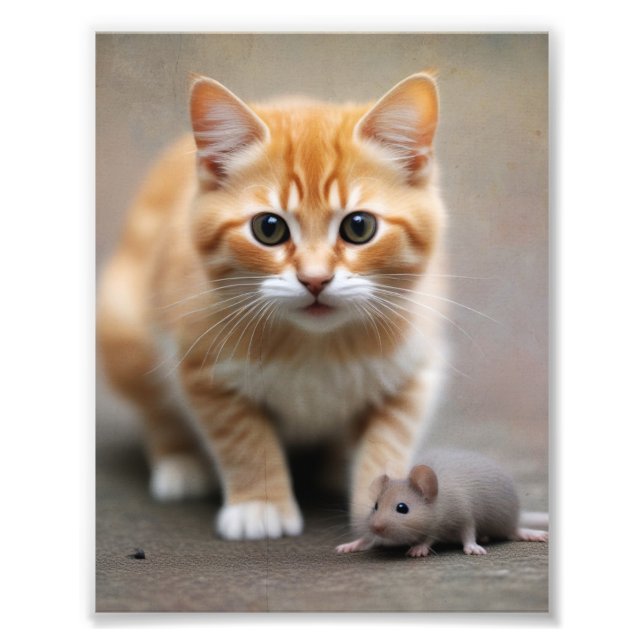 Foto Gato e Rato (Frente)
