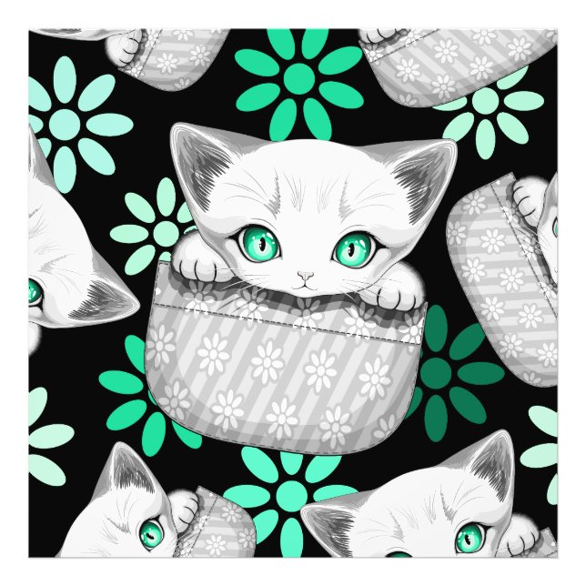 Foto Gato, Gato, Gato e Playaking de uma Bolsa (Frente)