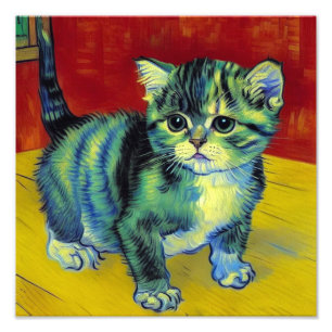 Foto Gato Malhado Van Gogh