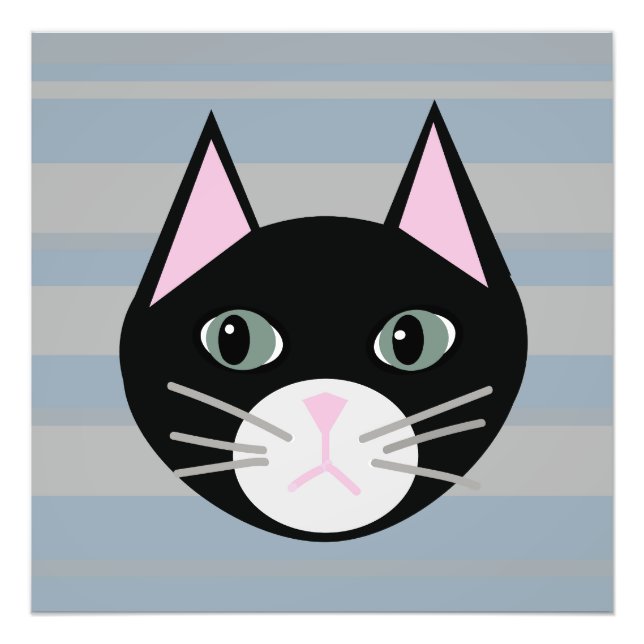 Foto Gato Preto, Stripes (Frente)