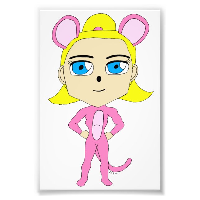 Foto gato rosa (Frente)