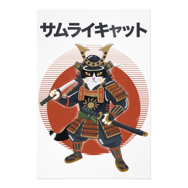 Foto Gato Samurai (Frente)