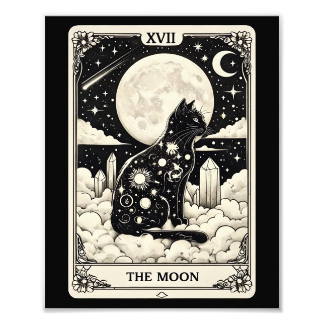Foto Gato Tarot O Gráfico Da Lua (Frente)