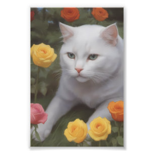 Foto Gatos de Jardim em Abundância: Uma Fusão Artística