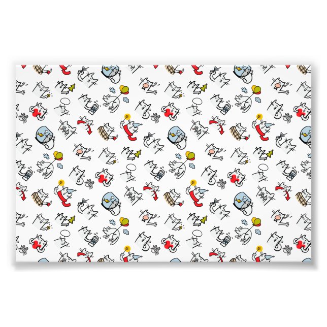 Foto Gatos engraçados, leite e magia. (Frente)