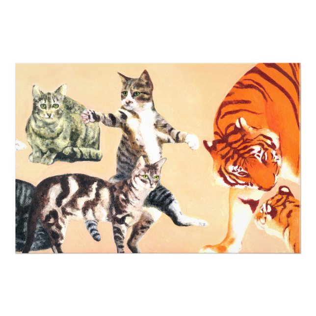 Foto Gatos indo jogar (Frente)