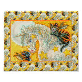 FOTO GATOS NEGROS COM COR UNICORN HALLOWEEN