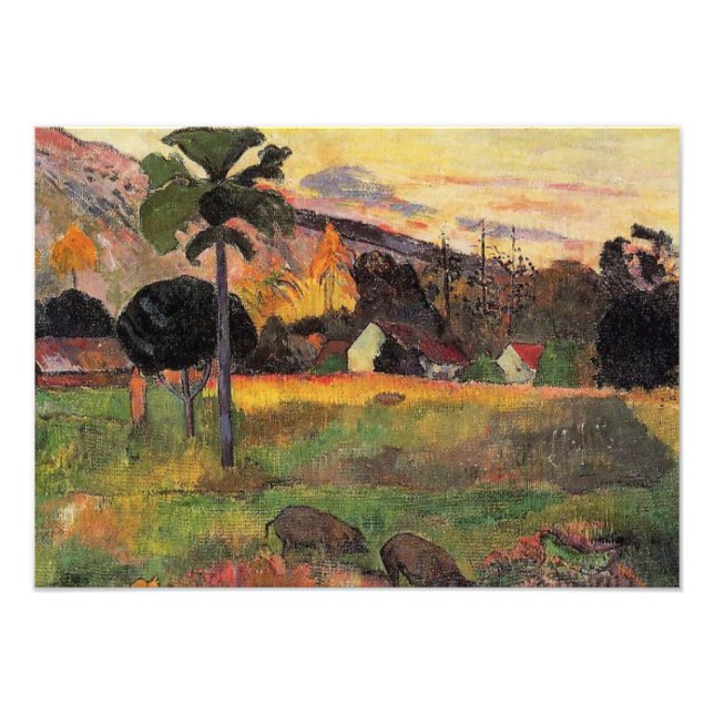 Foto Gauguin - Venha aqui, pintura de arte (Frente)