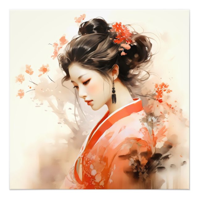 Foto Geisha Orange Ink (Frente)